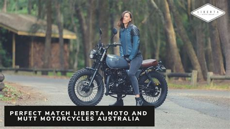 Perfect match Liberta Moto and Mutt Motorcycles Australia ...