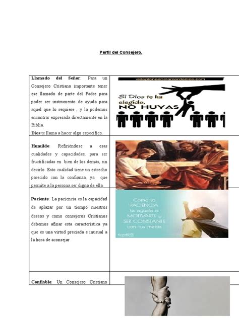 Perfil Del Consejero | PDF