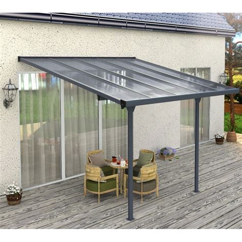 Pérgola adosada ajustable   techo de aluminio 3,05x3,14m X METAL