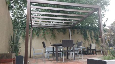 Pergola Para Jardin. De Acero 3 X 3.60. Elegante Y Moderna.   $ 28,000. ...