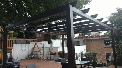 Pergola Para Jardin. De Acero 3 X 3.60. Elegante Y Moderna.   $ 37,000. ...