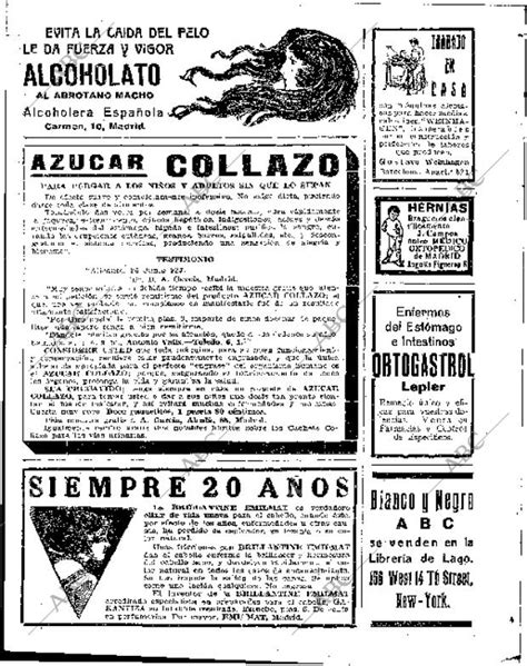Periódico BLANCO Y NEGRO MADRID 25 11 1923,portada   Archivo ABC