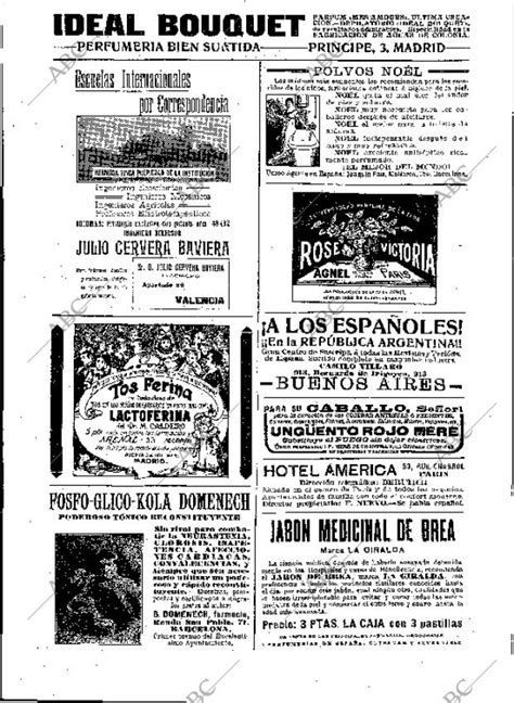 Periódico BLANCO Y NEGRO MADRID 28 07 1912,portada   Archivo ABC