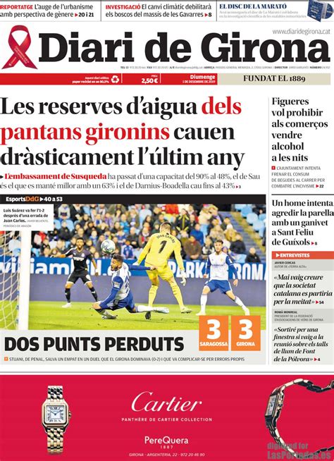 Periodico Diari de Girona   1/12/2019