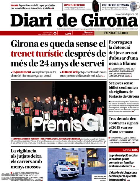 Periodico Diari de Girona   8/2/2019