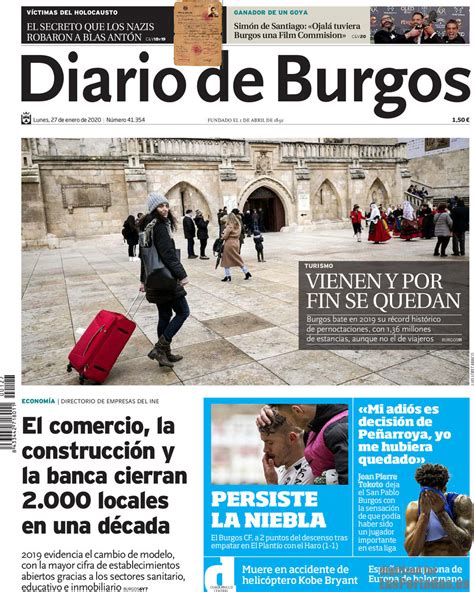 Periodico Diario de Burgos   27/1/2020