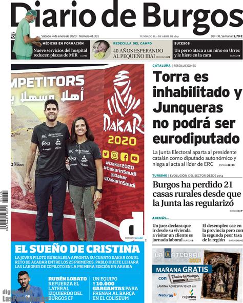 Periodico Diario de Burgos   4/1/2020