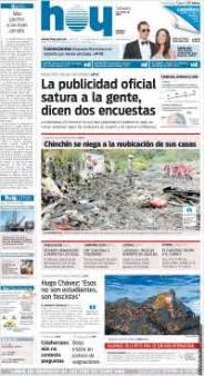 Periódico Diario Hoy Ecuador . Periódicos de Ecuador ...