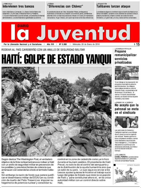 Periódico Diario La Juventud  Uruguay . Periódicos de ...