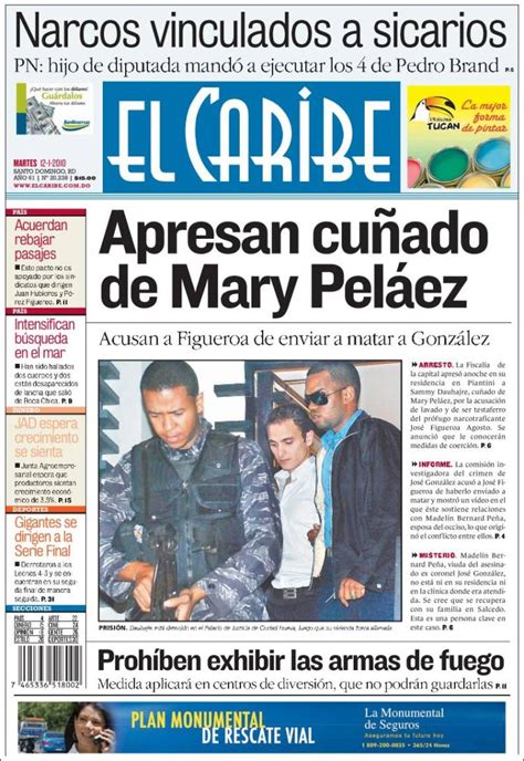 Periódico El Caribe  R. Dominicana . Periódicos de R ...