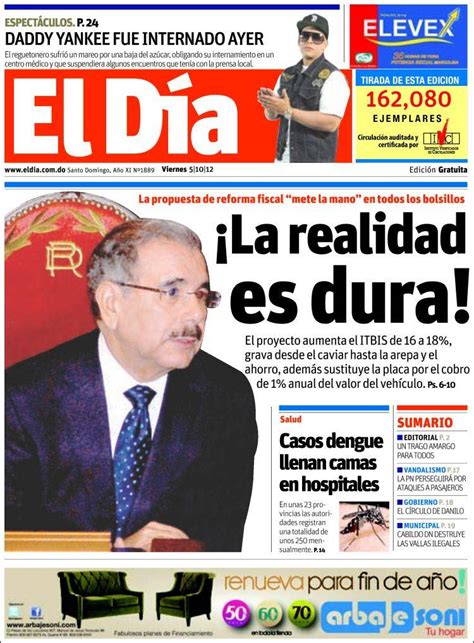 Periódico El Día  R. Dominicana . Periódicos de R ...