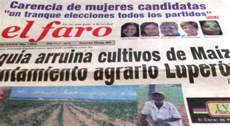 Periódico El Faro de Puerto Plata cumplió ésta semana sus ...