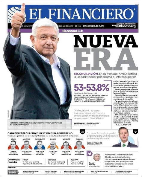 Periódico El Financiero  México . Periódicos de México. Toda la prensa ...