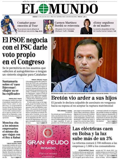 Periodico El Mundo   13/7/2013