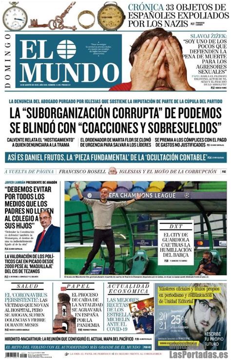 Periodico El Mundo   16/8/2020