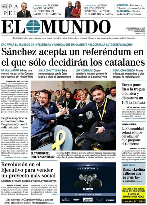 Periódico El Mundo  España . Periódicos de España. Toda la ...