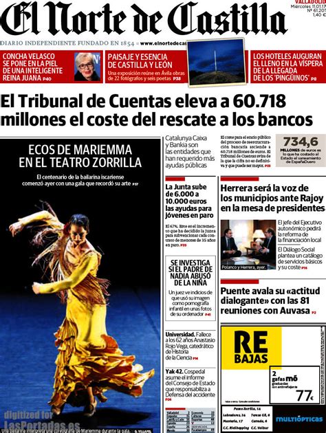 Periodico El Norte de Castilla   11/1/2017