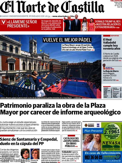 Periodico El Norte de Castilla   20/6/2018