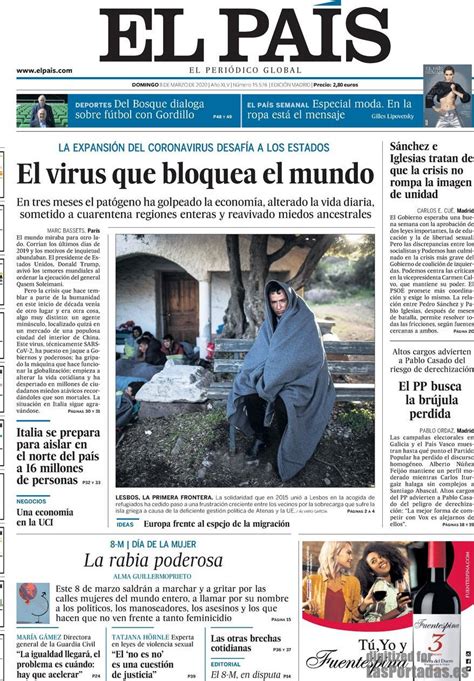 Periodico El País   8/3/2020