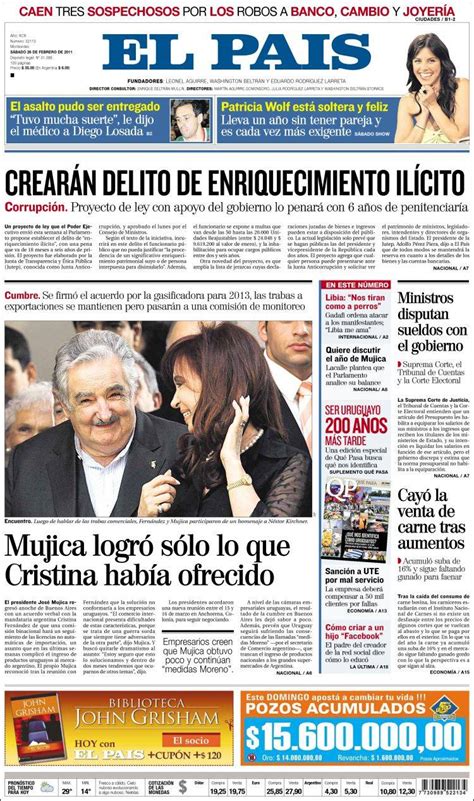 Periódico El País  Uruguay . Periódicos de Uruguay ...
