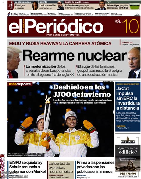 Periodico El Periódico de Catalunya Castellano    10/2/2018