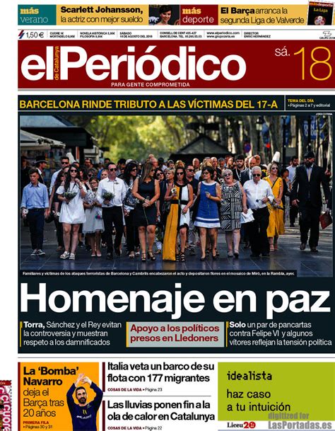 Periodico El Periódico de Catalunya Castellano    18/8/2018