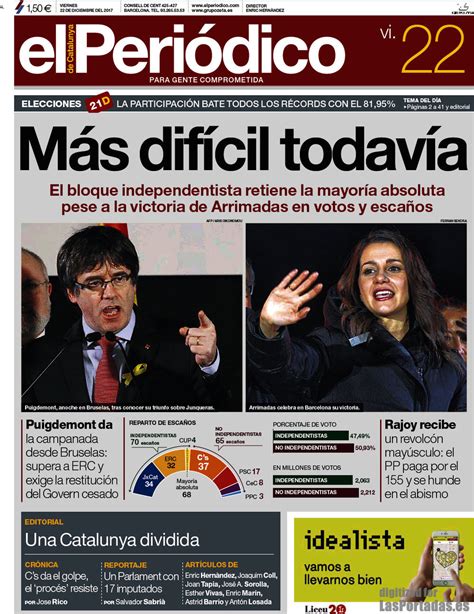 Periodico El Periódico de Catalunya Castellano    22/12/2017