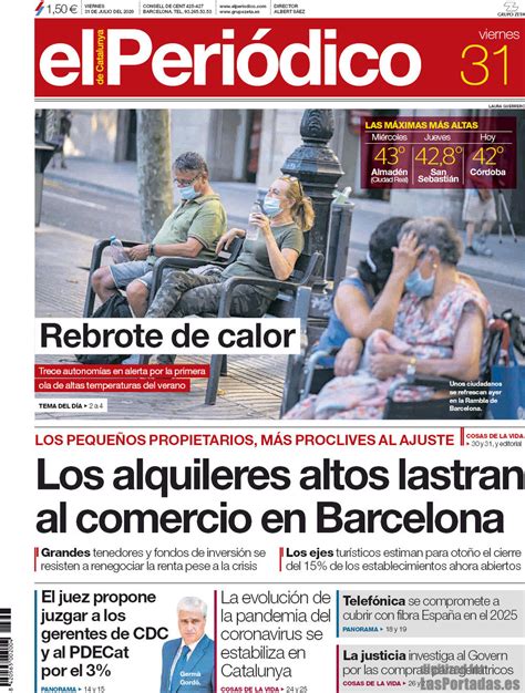 Periodico El Periódico de Catalunya Castellano    31/7/2020