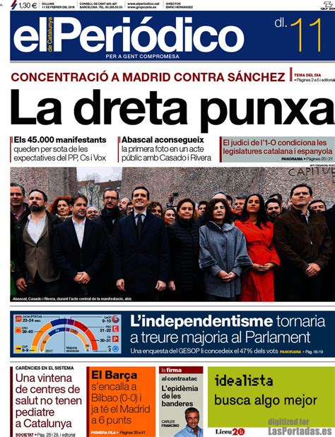 Periodico El Periódico de Catalunya Català    11/2/2019