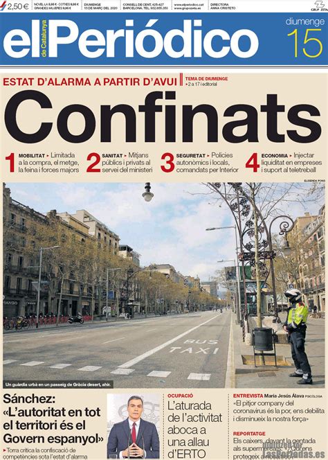 Periodico El Periódico de Catalunya Català    15/3/2020
