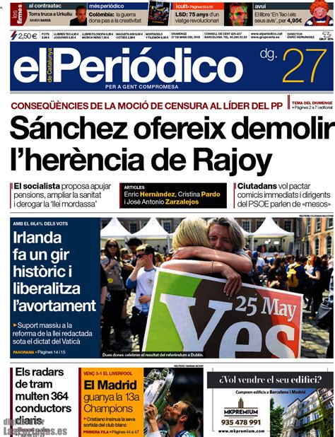 Periodico El Periódico de Catalunya Català    27/5/2018