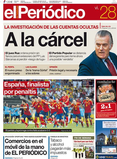 Periodico El Periódico de Catalunya Català    28/6/2013