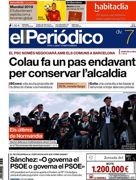 Periodico El Periódico de Catalunya Català    7/6/2019