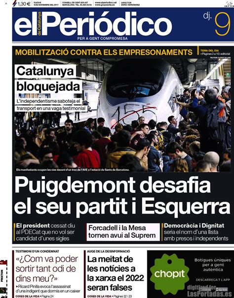 Periodico El Periódico de Catalunya Català    9/11/2017