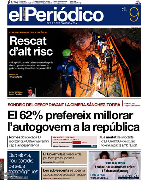 Periodico El Periódico de Catalunya Català    9/7/2018