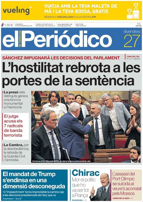 Periódico El Periódico de Catalunya  España . Periódicos de España ...