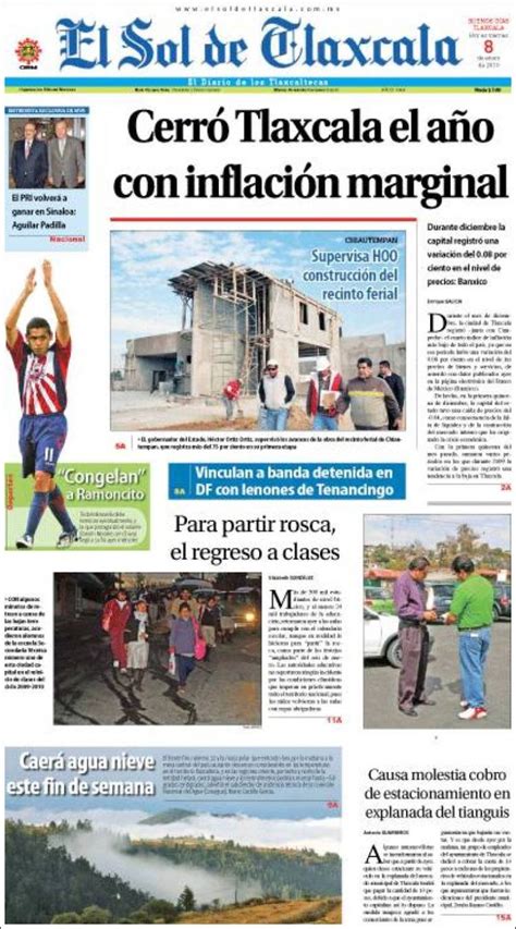 Periódico El Sol de Tlaxcala  México . Periódicos de México. Edición de ...