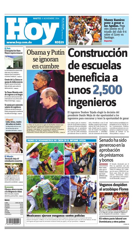 Periodico impreso martes 12 by Periodico Hoy   Issuu