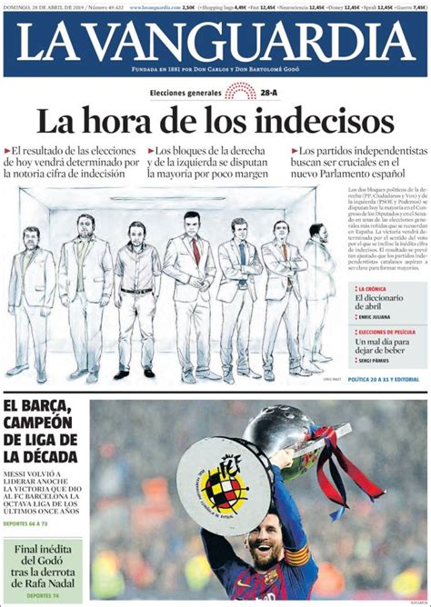 Periódico La Vanguardia  España . Periódicos de España. Toda la prensa ...