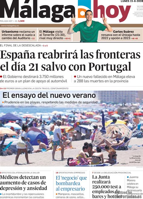 Periodico Malaga Hoy   15/6/2020