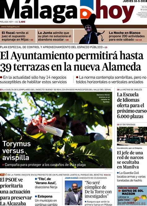 Periodico Malaga Hoy   16/5/2019