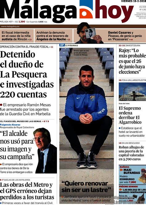 Periodico Malaga Hoy   19/2/2016