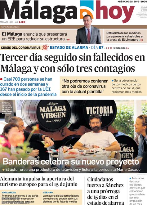 Periodico Malaga Hoy   20/5/2020