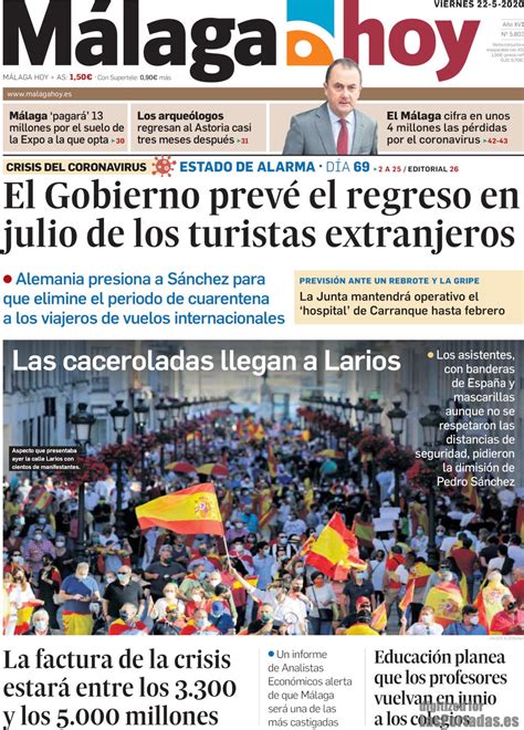 Periodico Malaga Hoy   22/5/2020