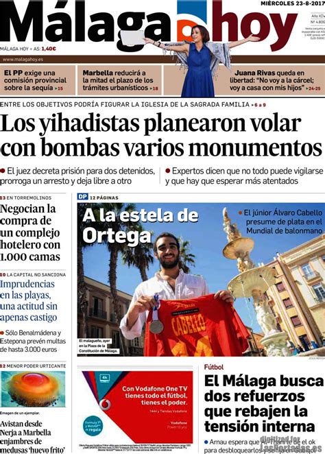 Periodico Malaga Hoy   23/8/2017