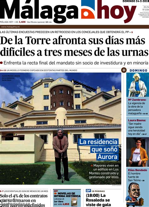 Periodico Malaga Hoy   24/2/2019