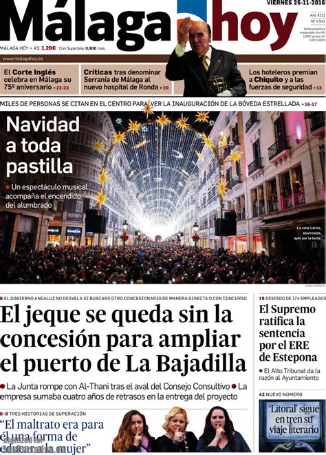 Periodico Malaga Hoy   25/11/2016