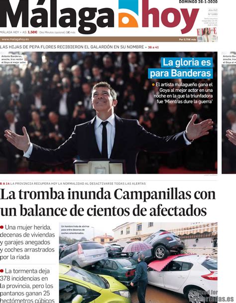 Periodico Malaga Hoy   26/1/2020