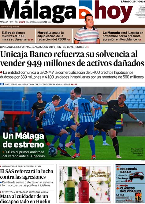 Periodico Malaga Hoy   27/7/2019