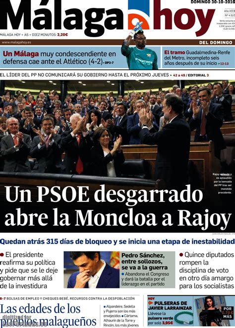 Periodico Malaga Hoy   30/10/2016